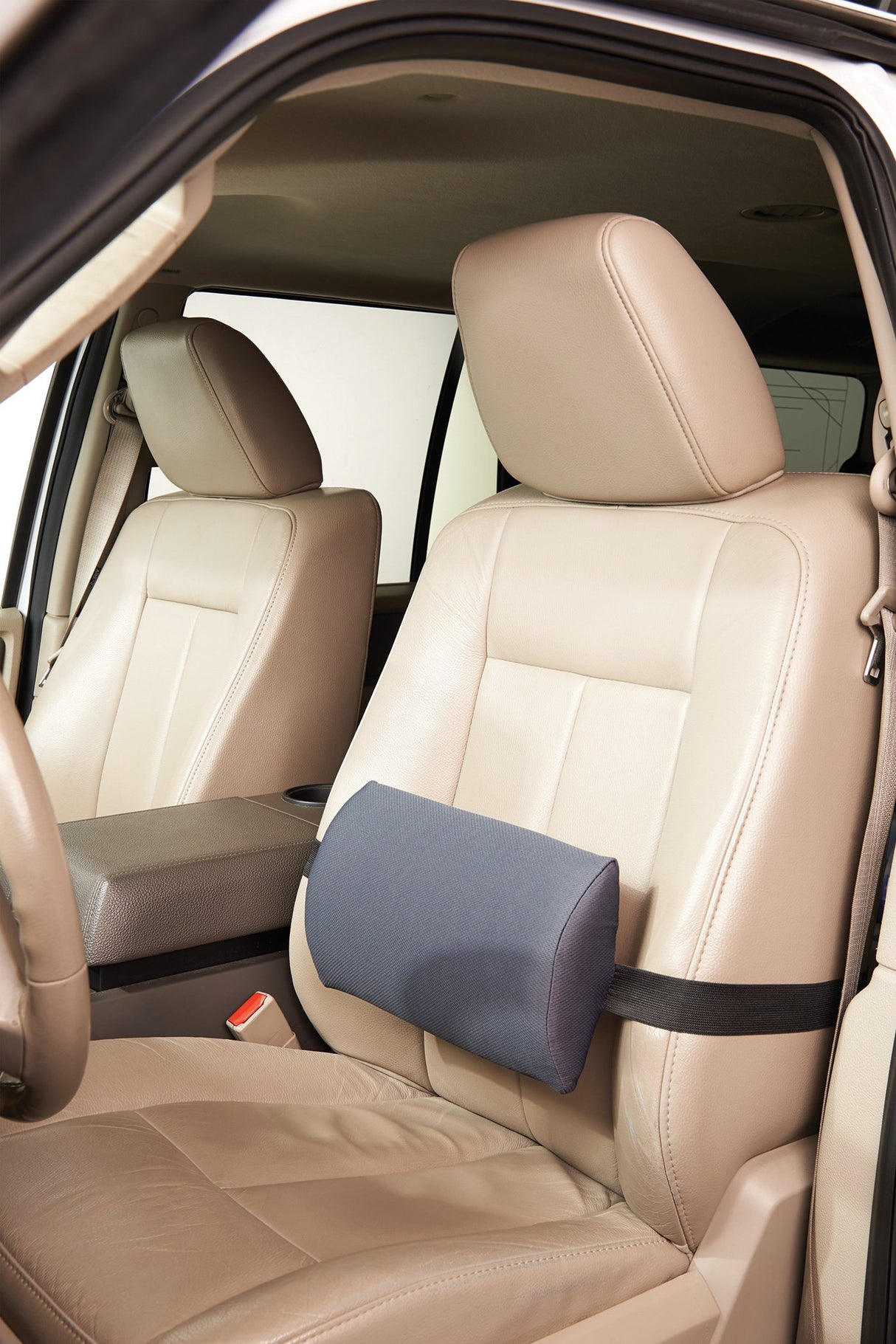 OPTP The Original McKenzie Slimline Lumbar Support – USA-Made Lower Back Support for Office Chair, Car Back Support, and Travel Lumbar Pillow. The Preferred Lumbar Cushion by Physical Therapists.