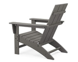 POLYWOOD AD420BL Modern Adirondack Chair, Black