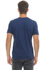 YURO-K Men's Premium Binded Neck Cotton Classic Short Sleeve Crew T-Shirt