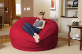 Chill Sack Bean Bag Chair: Giant 6' Memory Foam Furniture Bean Bag - Big Sofa with Soft Micro Fiber Cover, Charcoal