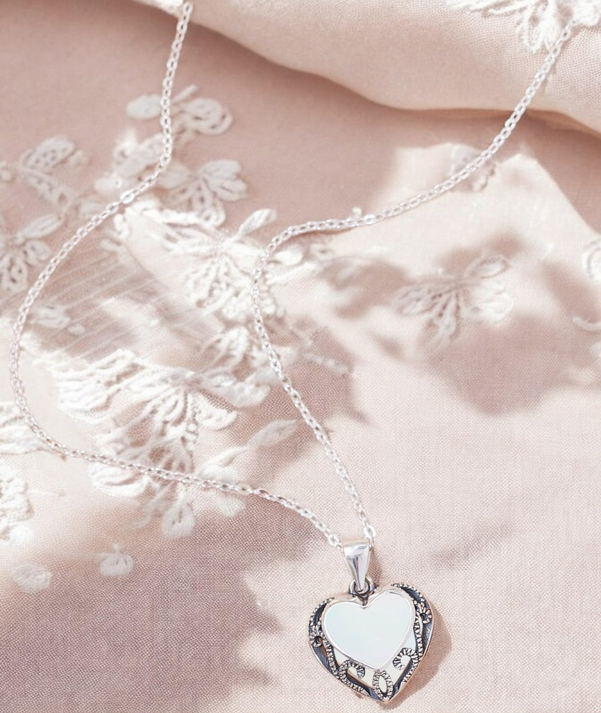 Bottled Up Designs Handmade, Homespun Hearts Necklace, Recycled Vintage Bottles, Sterling Silver, Made in USA, Birthday Gifts, Mothers Day, Women, Anniversary (White 1960s Cold Cream Jar)