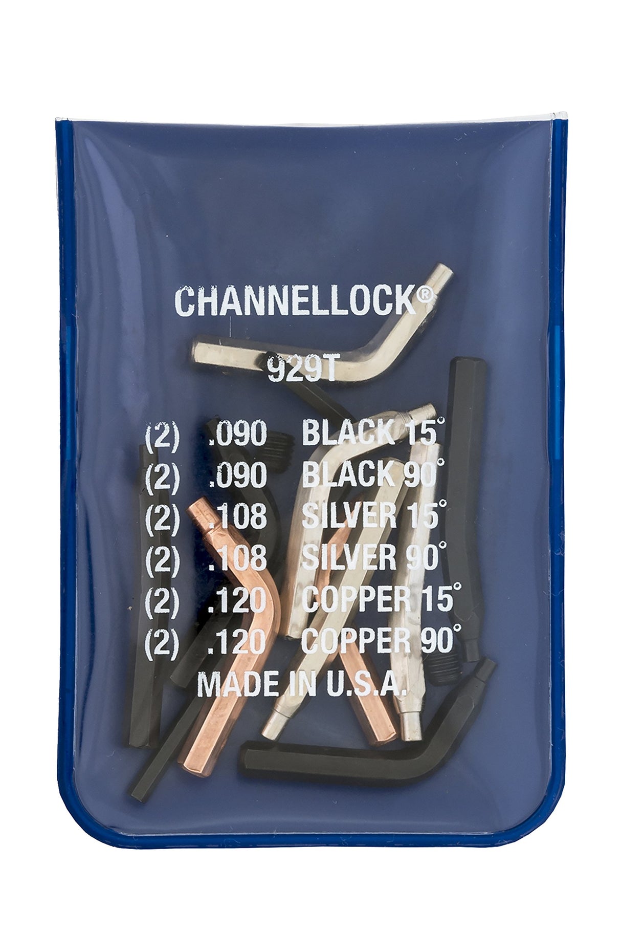 Channellock 927 8-Inch Snap Ring Plier | Precision Circlip Retaining Ring Pliers | Includes 5 Pairs of Interchangeable Tips | Made in the USA