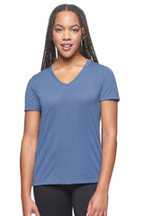 Expert Brand USA-Made Women's Soft Casual Activewear Siro V-Neck T-Shirt