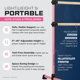 VITA Barre Portable Freestanding Double Ballet Barre, Prodigy, Wood | Adjustable Height, USA Made, Home or Gym Exercise Equipment for Kids & Adults | Dance, Fitness, Pilates
