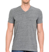 YURO-K Men's Short Sleeve V-Neck T-Shirt Premium Cotton Classic Short Sleeve V-Neck T-Shirt