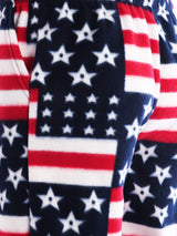 Made in USA Mens Premium Pajama Pants with Print Pattern Knit Fleece Lounge PJ Botton with Pockets