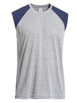 Expert Brand USA-Made Men's Natural-Feel Colorblock Training Tank T-Shirt