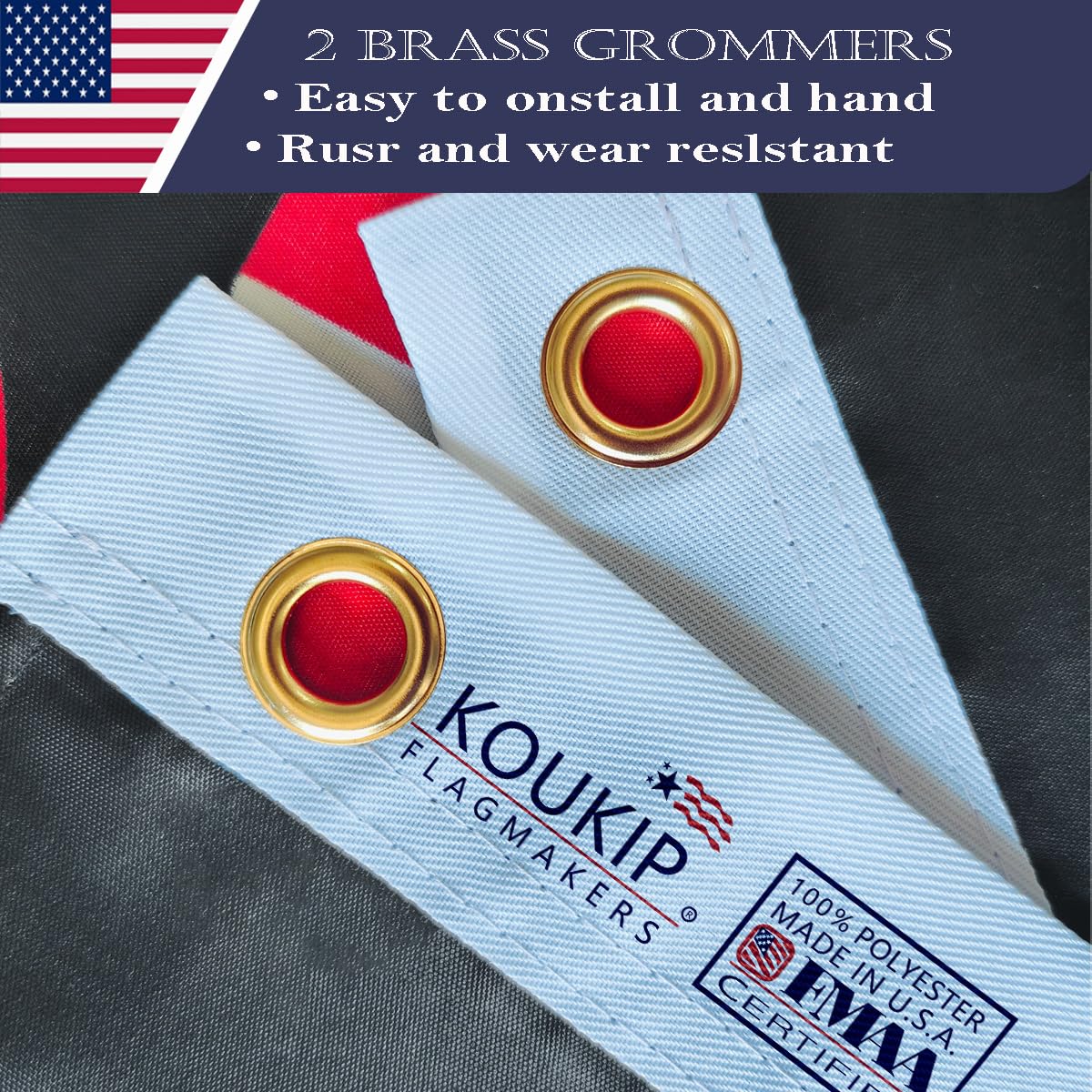 Double Sided Red Trump 2024 Flag 3x5 Made in USA Outdoor Heavy Duty 3 Ply Polyester Trump Take America Back Flag with White Starting Tape and 2 Brass Grommets