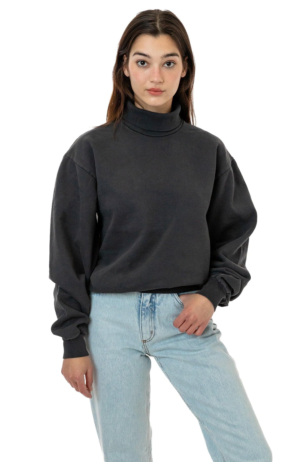 Heavy Fleece Turtleneck (Garment Dye)