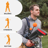 Orange Whip Distance Duo Patented & Made in USA- Lightspeed + Golf Swing Trainer Set *Made in USA*