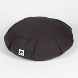 Meditation Cushion, Round, Buckwheat Husk Filled, Floor Pillow or Cushions, Yoga Seat, Zafu, Made in the USA