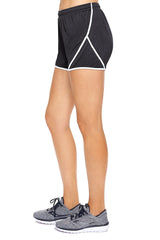 Expert Brand USA-Made Women's Oxymesh Dry Fit Athletic Running Shorts