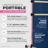 VITA Barre Portable Freestanding Double Ballet Barre, Prodigy, Wood | Adjustable Height, USA Made, Home or Gym Exercise Equipment for Kids & Adults | Dance, Fitness, Pilates