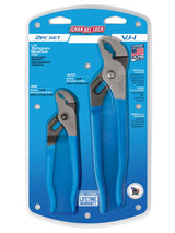 Channellock VJ-3 Tongue and Groove Plier Set,Dipped,3Pcs. Blue, 6.5", 9.5", 12"