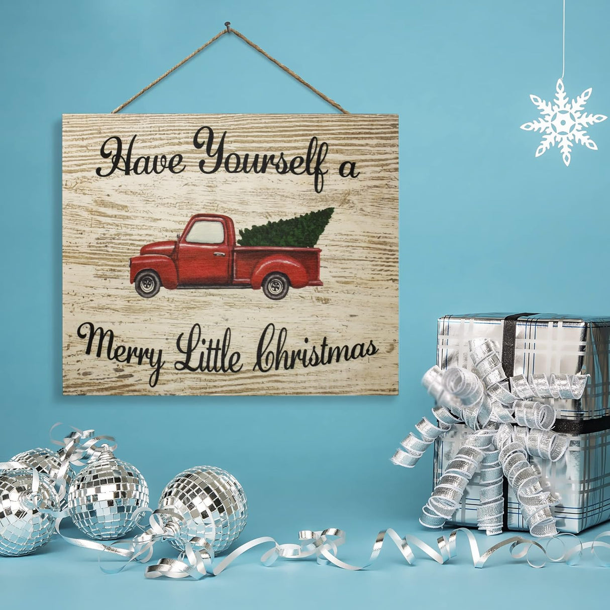 Christmas Decorations, Have Yourself a Merry Little Christmas Wooden Sign, Christmas Wall Decor, Farmhouse Christmas, Made in USA