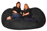 Chill Sack Memory Foam Bean Bag Lounger, 7.5-Feet, Red Furry