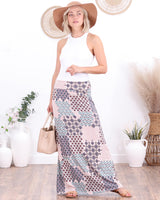 Popana Womens Long Maxi Skirt - Made in USA Long Skirts for Women Trendy - Casual Convertible Sundress Plus Size Maxi Skirt