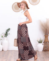 Popana Womens Long Maxi Skirt - Made in USA Long Skirts for Women Trendy - Casual Convertible Sundress Plus Size Maxi Skirt