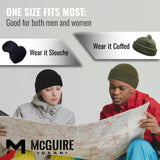 Warm Winter Watch Cap 100% Wool Beanie Made in USA to Military Specifications