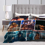 Custom Blanket with Picture Made in USA,Personalized Photo Blanket Throw Photo Blankets for Family Friends Pets,50"x60"