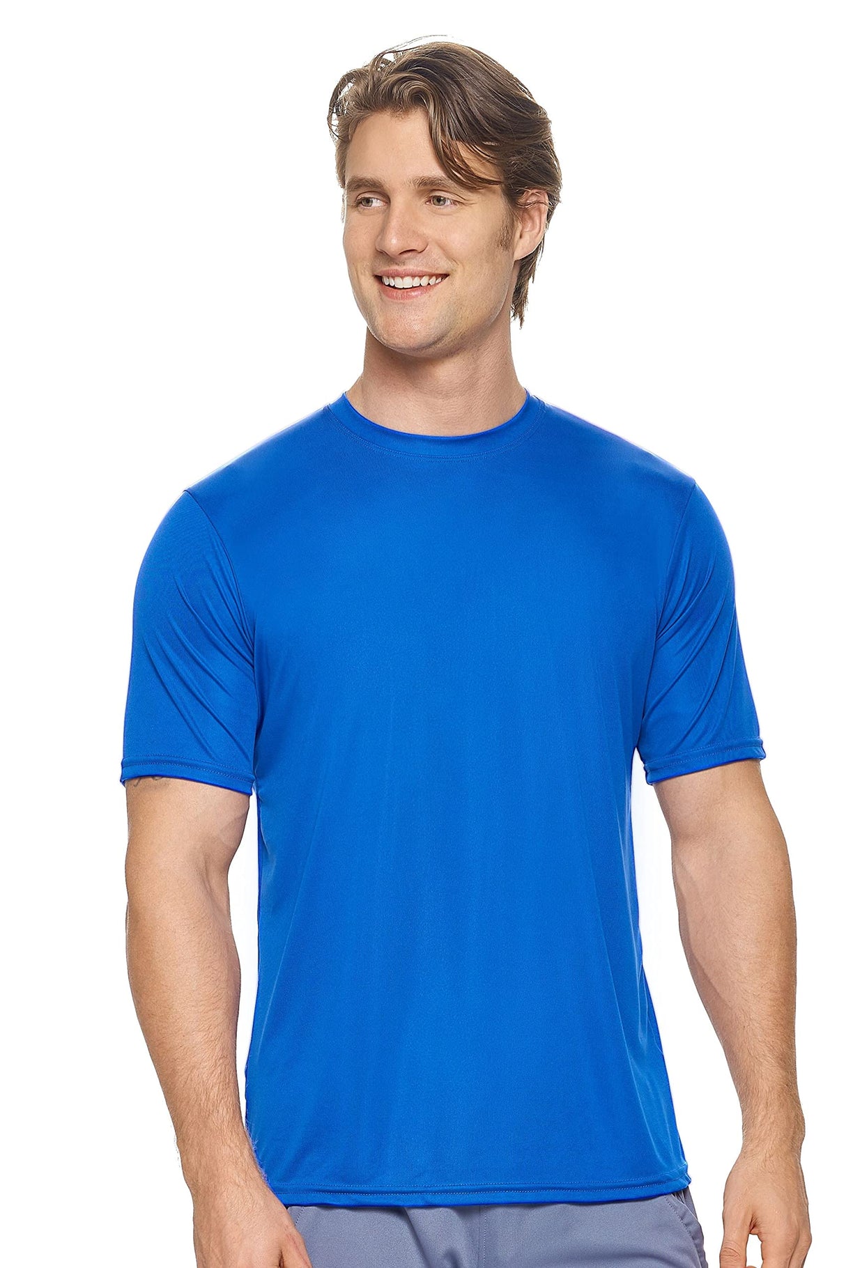 Expert Brand USA-Made Men's Drimax Short-Sleeve Active T-Shirt for Training Gym Hiking Workout