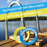Activ Life Kid’s Flying Rings [2 Pack] They Fly Straight & Don’t Hurt! 80% Lighter Than Standard Frisbees - Replace Screen Time with Healthy Family Fun - Get Outside & Play! Proudly Made in The USA