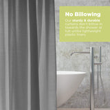 Bean Products Hemp White Shower Curtain [70" x 74"] | All Natural Materials - Made in USA | Works with Tub, Bath and Stall Showers