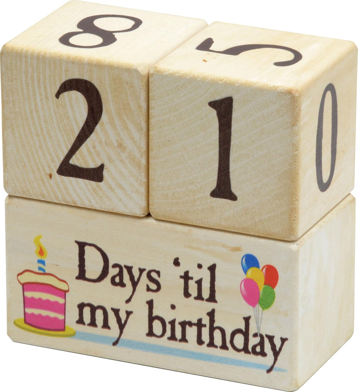 Days 'Til Countdown Blocks - 3 pc Set - Made in USA