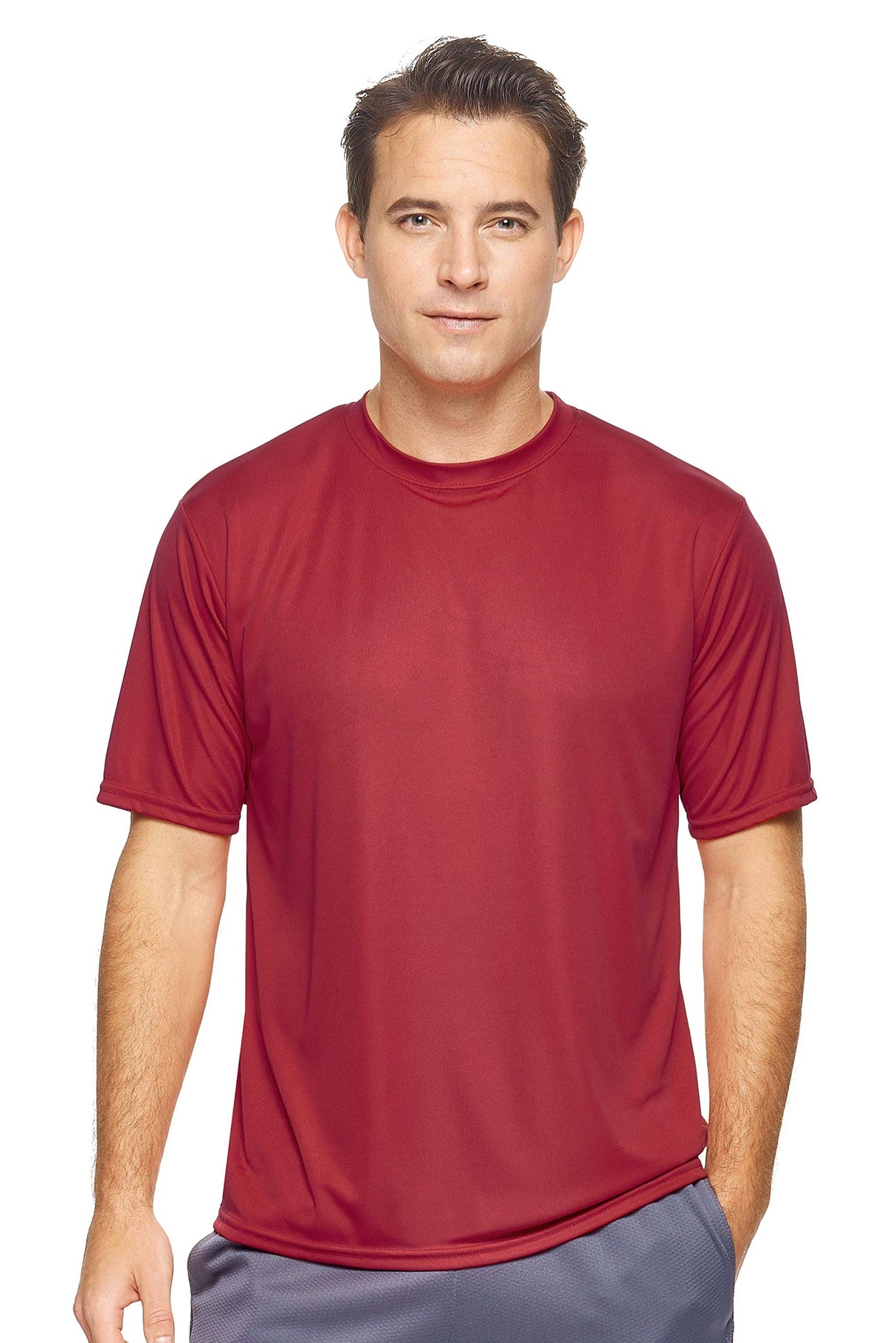 Expert Brand USA-Made Men's Drimax Short-Sleeve Active T-Shirt for Training Gym Hiking Workout