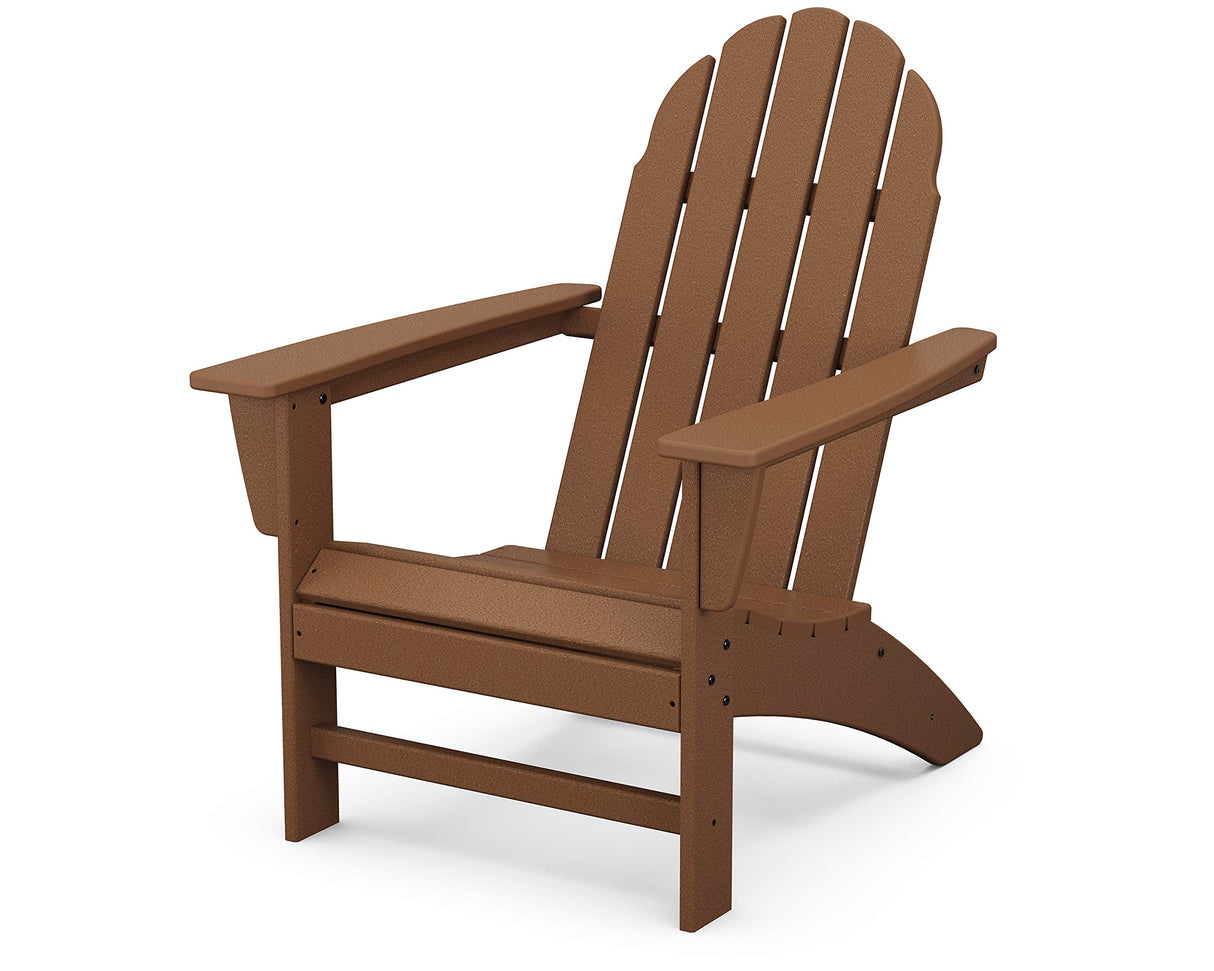 POLYWOOD Vineyard Adirondack Chair, Mahogany