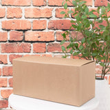 Made in USA 10-Count Recycled Brown Kraft Gift Boxes (5" X 5" X 3") with Tuck Lids for Weddings, Crafting and Baking Packaging Needs