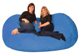 Chill Sack Memory Foam Bean Bag Lounger, 7.5-Feet, Red Furry