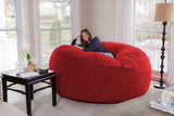 Chill Sack Bean Bag Chair: Giant 8' Memory Foam Furniture Bean Bag - Big Sofa with Soft Micro Fiber Cover - Charcoal