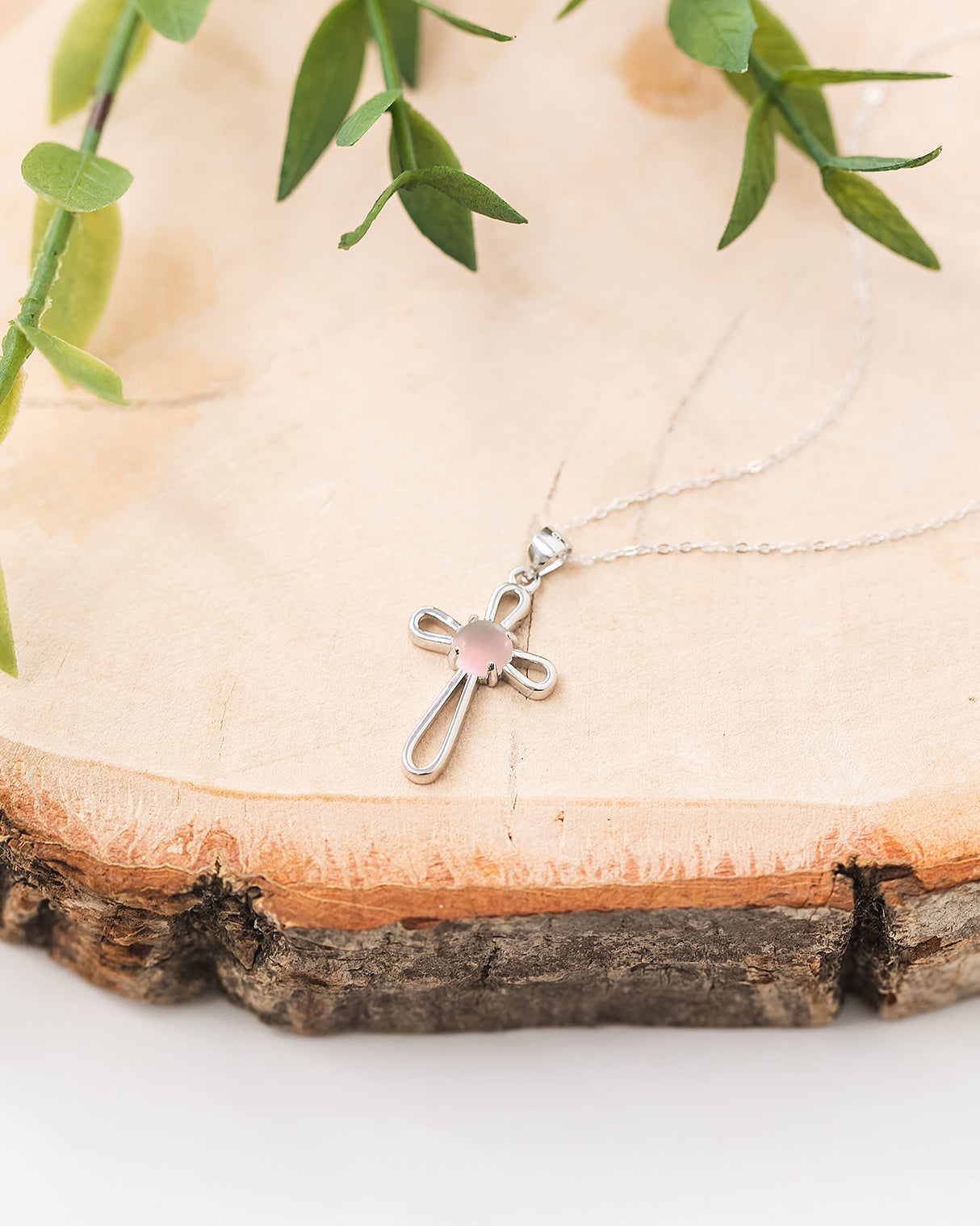 Bottled Up Designs Handmade Recycled Antique Bottles Sterling Silver At The Cross Necklace (Mason Jar Aqua)