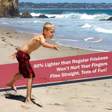Activ Life Kid’s Flying Rings [2 Pack] They Fly Straight & Don’t Hurt! 80% Lighter Than Standard Frisbees - Replace Screen Time with Healthy Family Fun - Get Outside & Play! Proudly Made in The USA