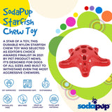 SodaPup Hot Dog – Durable Dog Chew Toy Made in USA from Non-Toxic, Pet Safe, Food Safe Nylon Material for Mental Stimulation, Clean Teeth, Fresh Breath, Problem Chewing, Calming Nerves, & More