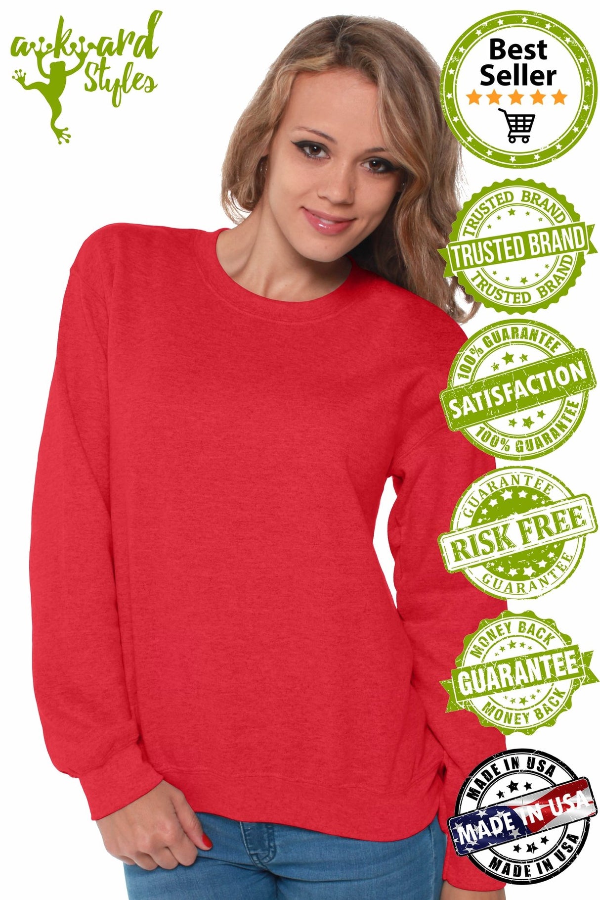Awkward Styles I Do It for The Hos Ugly Christmas Sweater - Holiday Season Sweatshirt For Fun Lovers