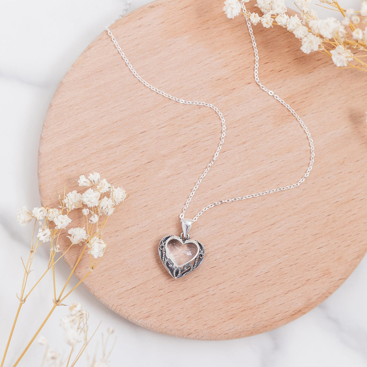 Bottled Up Designs Handmade, Homespun Hearts Necklace, Recycled Vintage Bottles, Sterling Silver, Made in USA, Birthday Gifts, Mothers Day, Women, Anniversary (White 1960s Cold Cream Jar)