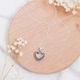 Bottled Up Designs Handmade, Homespun Hearts Necklace, Recycled Vintage Bottles, Sterling Silver, Made in USA, Birthday Gifts, Mothers Day, Women, Anniversary (White 1960s Cold Cream Jar)