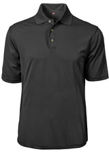 Akwa Men's Dry Wicking Golf Polo Body Mapping Mesh Design 100% Polyester Seamless Ventilation Zones