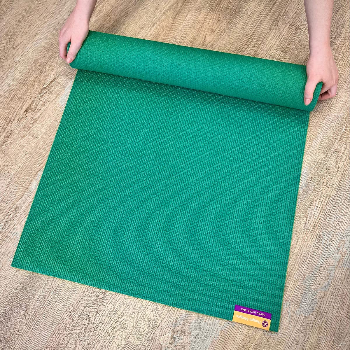 Hugger Mugger Tapas Ultra Yoga Mat - Outstanding 1/4″ Soft Cushion, Lightweight, Made in the USA Sticky Mat, Durable and Long-Lasting