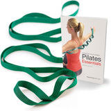 OPTP The Original Stretch Out Strap with Exercise Pilates Essentials Book, USA Made Top Choice Stretch Out Straps for Physical Therapy, Pilates Stretching Strap or Knee Therapy Strap