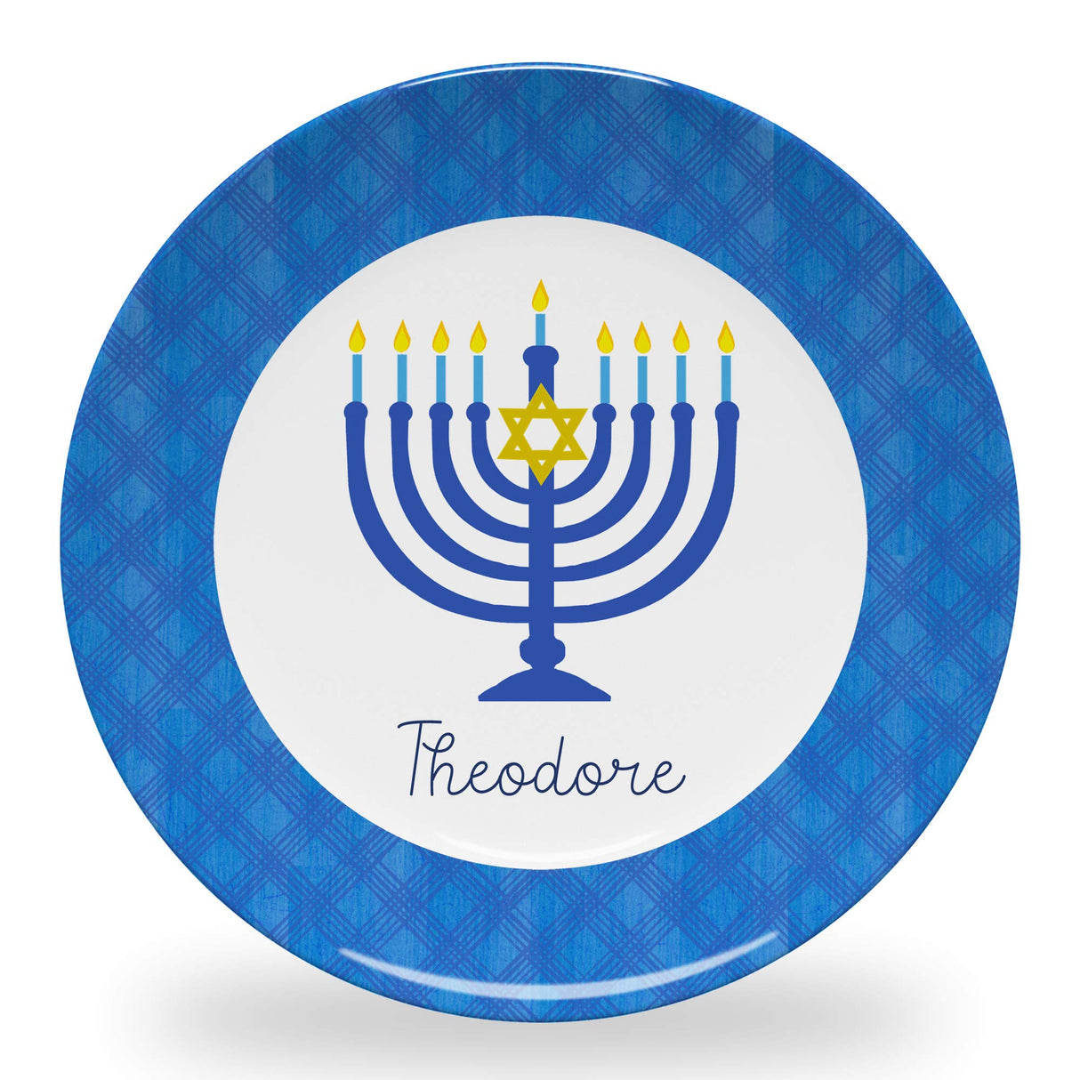 Tiny Expressions - Personalized Holiday Plates for Kids with Customized Name | BPA Free | Dishwasher Safe | Made in the USA (Christmas Plate)