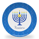 Tiny Expressions - Personalized Holiday Plates for Kids with Customized Name | BPA Free | Dishwasher Safe | Made in the USA (Christmas Plate)