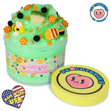 Honeydew Boba Slush Slime, Made in USA Premium Slime, 100% Authentic Peachybbies, 7 oz. ICEE, Scented Slime for Kids from The Original Peachybbies Slime Shop, ASMR, Limited Edition