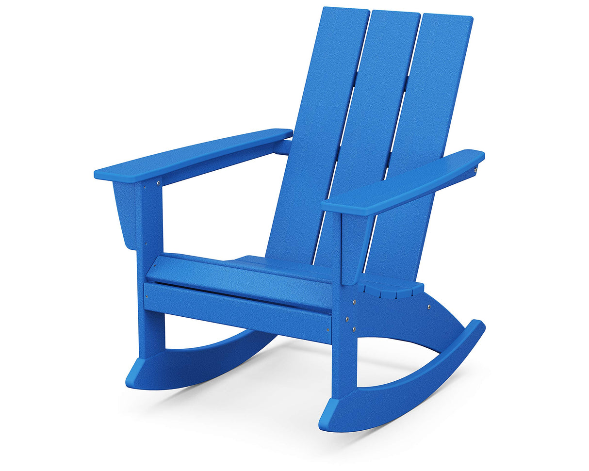 POLYWOOD® Modern Adirondack Rocking Chair, Sand