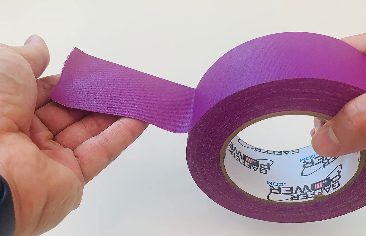 Gaffer Power Proudly Made in The USA, Real Professional Grade Gaffer Tape, Heavy Duty Gaffers Tape, Non-Reflective, Multipurpose. 2 Inches x 30 Yards, Black