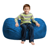 Chill Sack Kid's Memory Foam Bean Bag Lounger, Lime