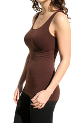 NIKIBIKI Women Seamless Basic Jersey Tank Top, Made in U.S.A, One Size