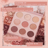 ColourPop Blush Crush Shadow Palette - Brown, Gold & Pink Shadow Palette with Metallic and Matte Finishes - High-Pigment Makeup with a Long-Wearing Formula (0.3 oz)